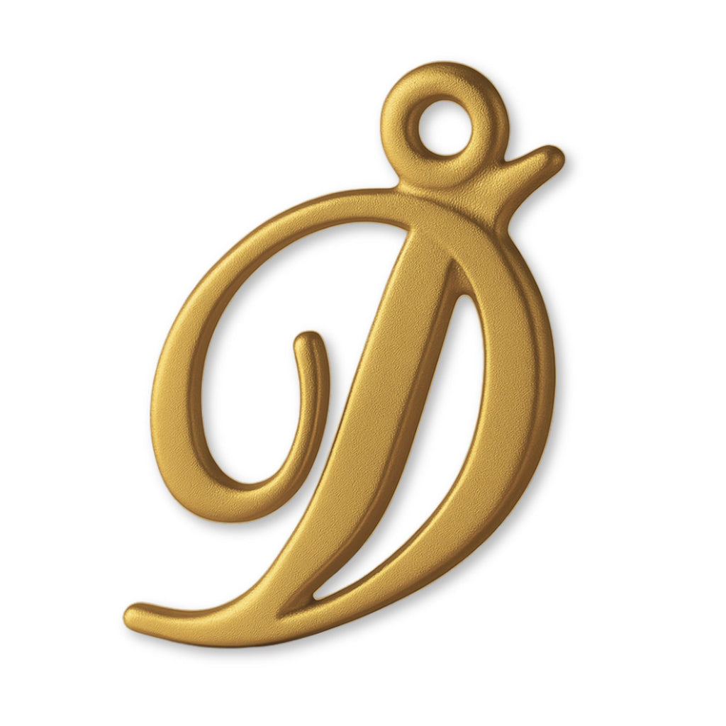 9ct Yellow Gold - Cursive Letter Charm