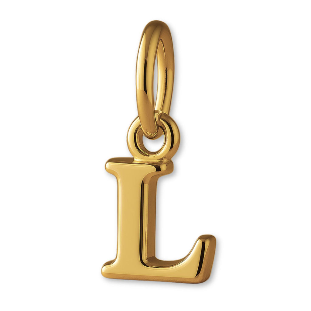 9ct Yellow Gold - Petite Letter Charm