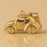 9ct Yellow Gold - Mini VW Beetle Traveller Car Charm