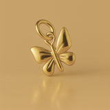 9ct Yellow Gold - Garden Butterfly Charm