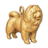 18ct Yellow Gold - Chow Chow Dog Charm