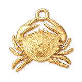 18ct Yellow Gold - Sea Crab Charm