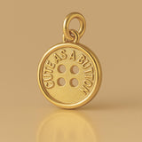 9ct Yellow Gold - Cute as a Button Charm
