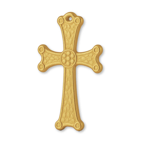18ct Yellow Gold - Medieval Crucifix Charm