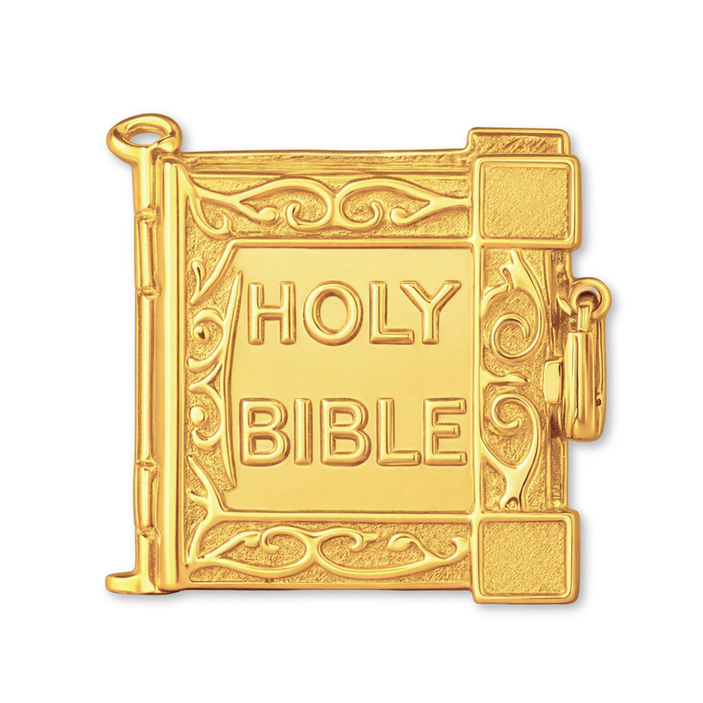 18ct Yellow Gold - Holy Bible Charm