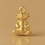 18ct Yellow Gold - Mini Teddy Bear Charm