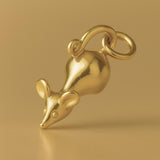 9ct Yellow Gold - House Mice Charm