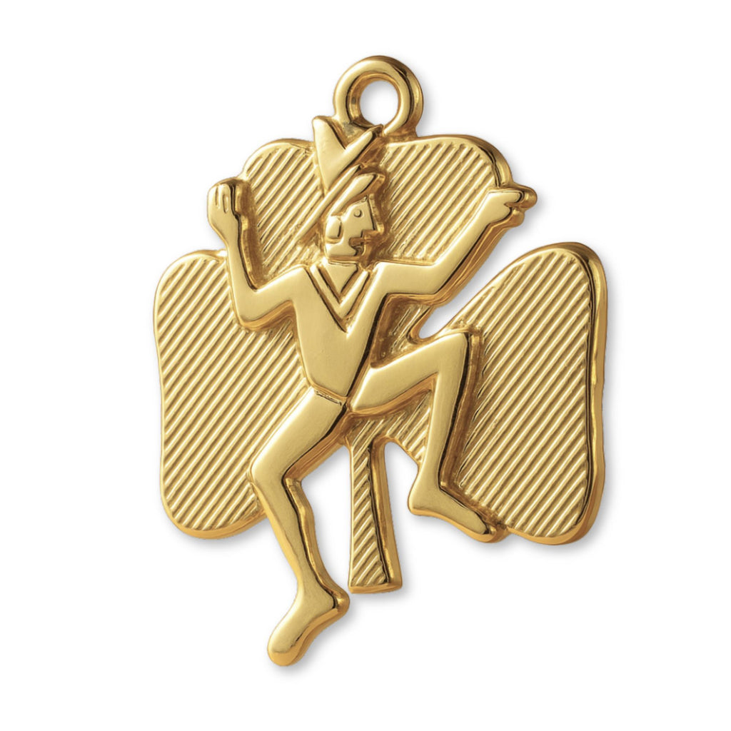 9ct Yellow Gold - Lucky Leprechaun Clover Charm