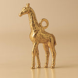 9ct Yellow Gold - Nubian Giraffe Charm