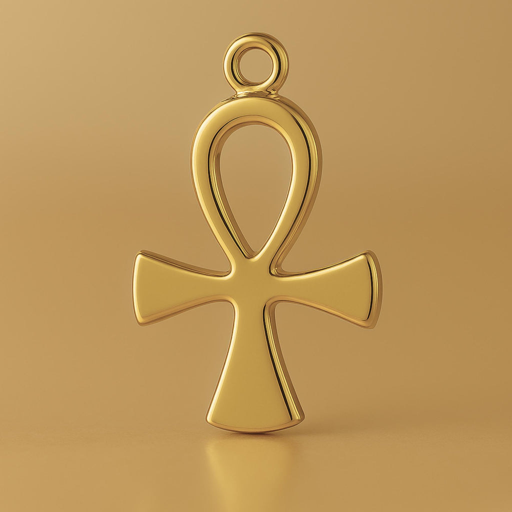 9ct Yellow Gold - Egyptian Ankh Charm