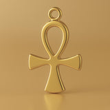 9ct Yellow Gold - Egyptian Ankh Charm