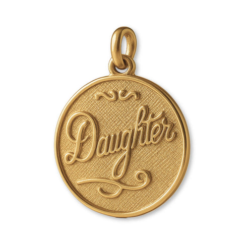 9ct Yellow Gold - Daughter Amulet Charm