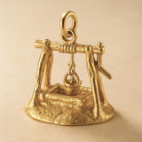 9ct Yellow Gold - Mining Pit Charm
