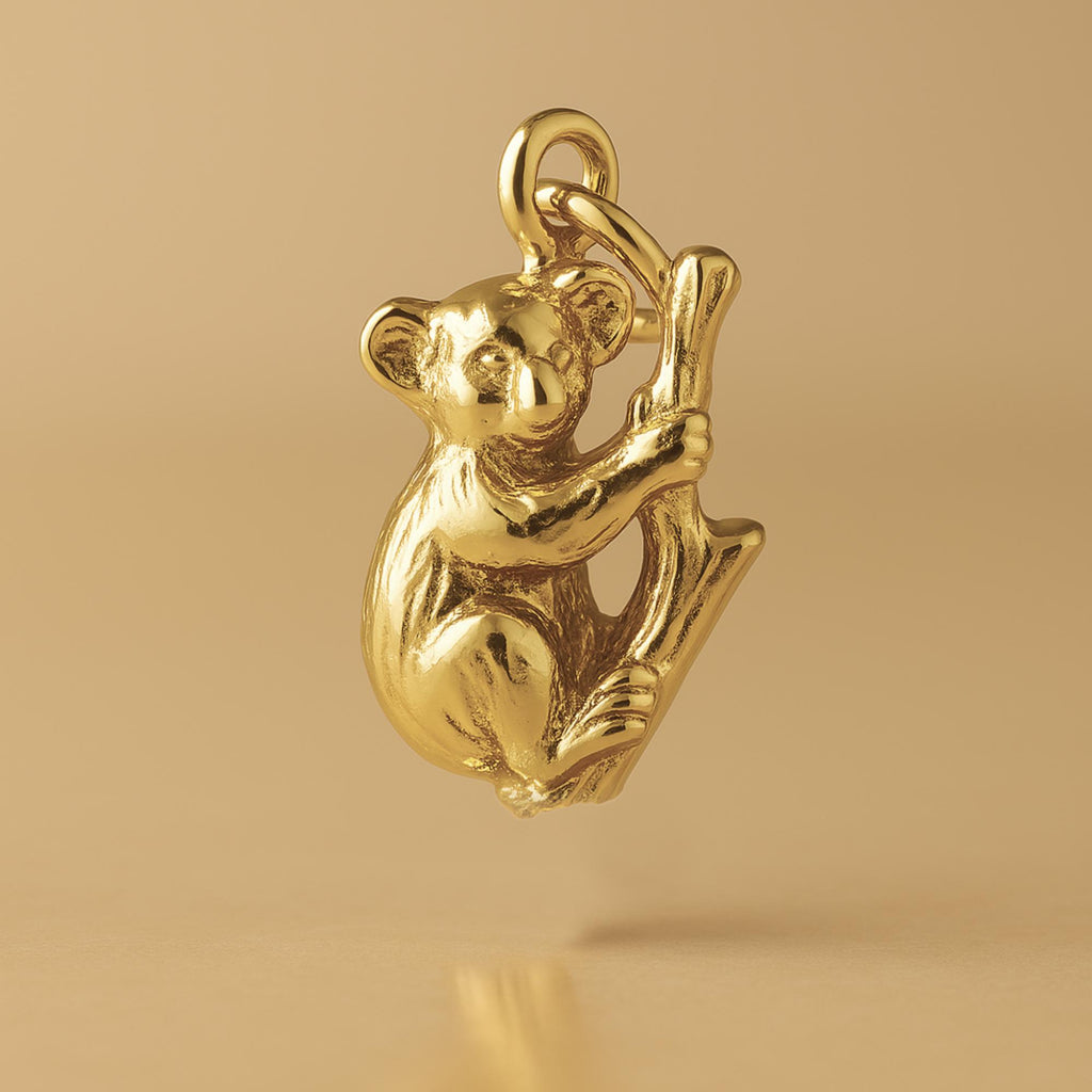 18ct Yellow Gold - Classic Koala Charm