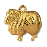 9ct Yellow Gold - Skudde Ram Charm