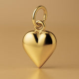 9ct Yellow Gold - Minimalist Heart Charm