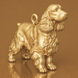 9ct Yellow Gold - Cocker Spaniel Dog Charm