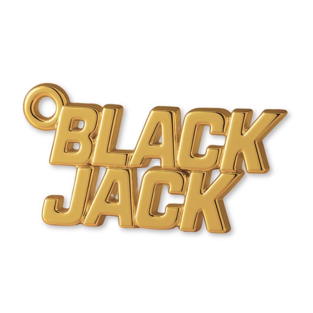 18ct Yellow Gold - BLACK JACK Charm