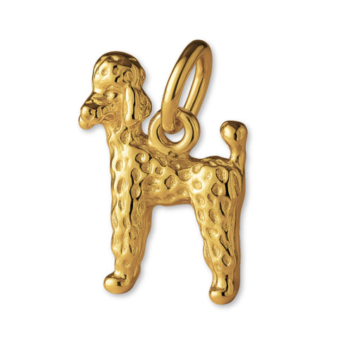 18ct Yellow Gold - Poodle Dog Charm