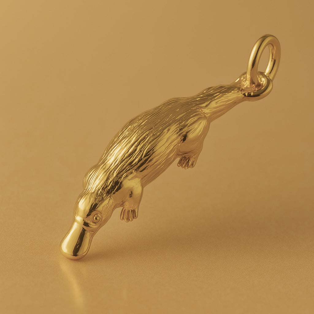 18ct Yellow Gold - Australian Platypus Charm