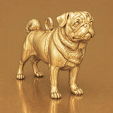 9ct Yellow Gold - Pug Dog Charm