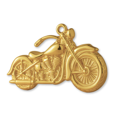 9ct Yellow Gold - Harley Motorbike Charm