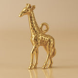 9ct Yellow Gold - Western Giraffe Charm