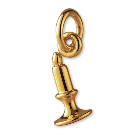 9ct Yellow Gold - Vintage Candlestick Charm