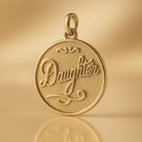 18ct Yellow Gold - Daughter Amulet Charm