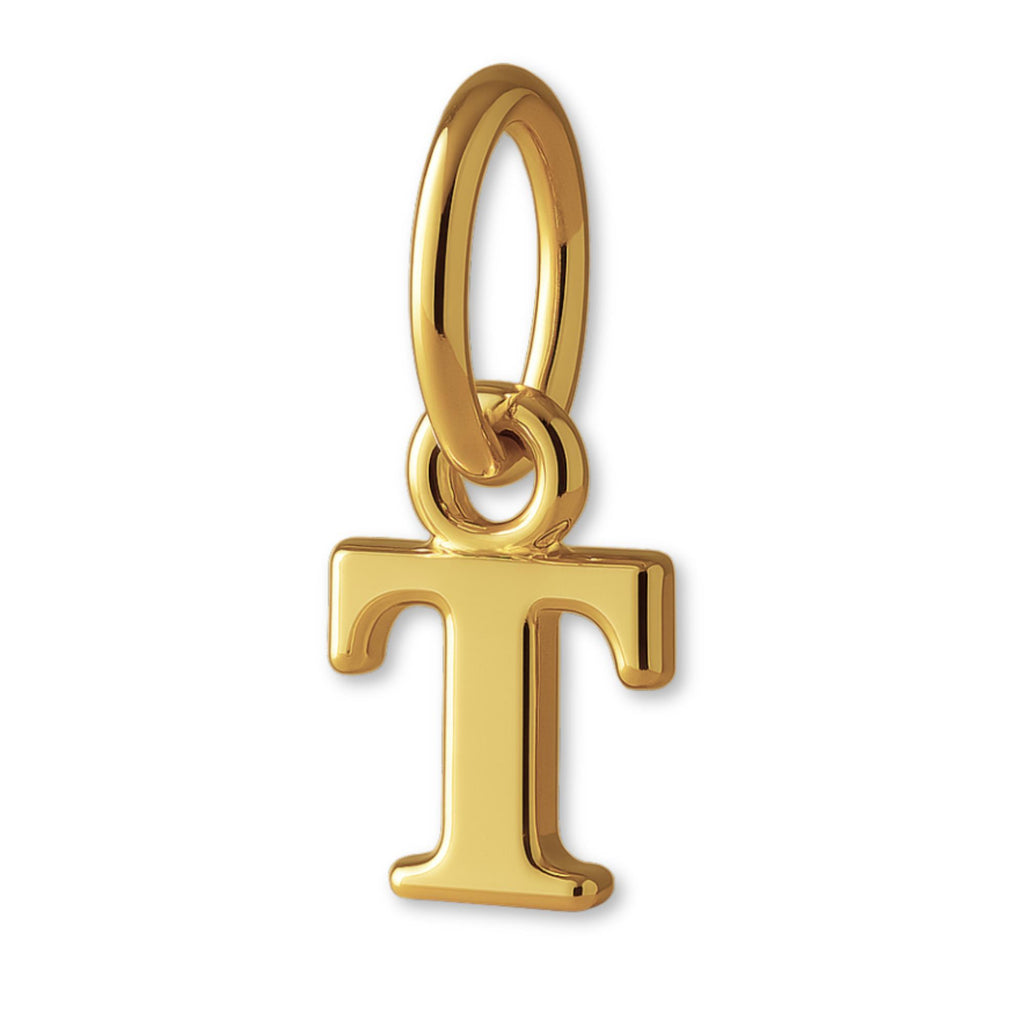 9ct Yellow Gold - Petite Letter Charm