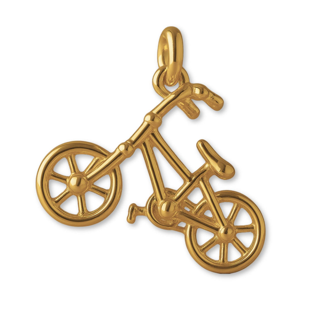 18ct Yellow Gold - BMX Bike Charm