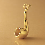 9ct Yellow Gold - Classic Tobacco Pipe Charm