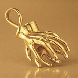 9ct Yellow Gold - Double Hand Charm