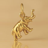 18ct Yellow Gold - Indian Elephant Charm
