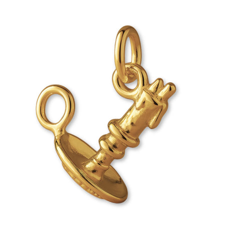 9ct Yellow Gold - Candlestick Holder Charm