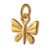 18ct Yellow Gold - Modern Butterfly Charm