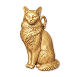18ct Yellow Gold - Somali Cat Charm