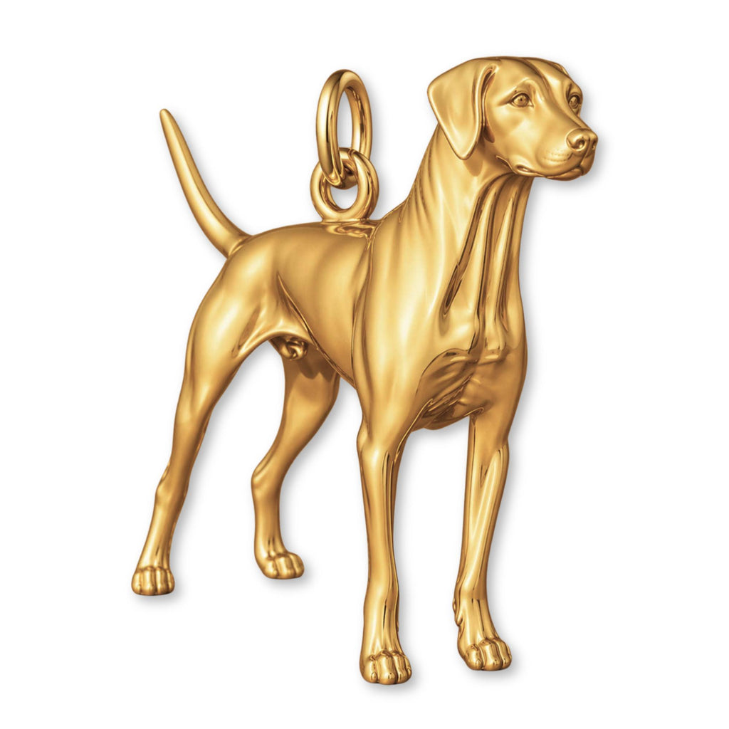 18ct Yellow Gold - Dalmatian Dog Charm