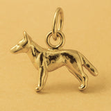 18ct Yellow Gold - Farm Dingo Charm