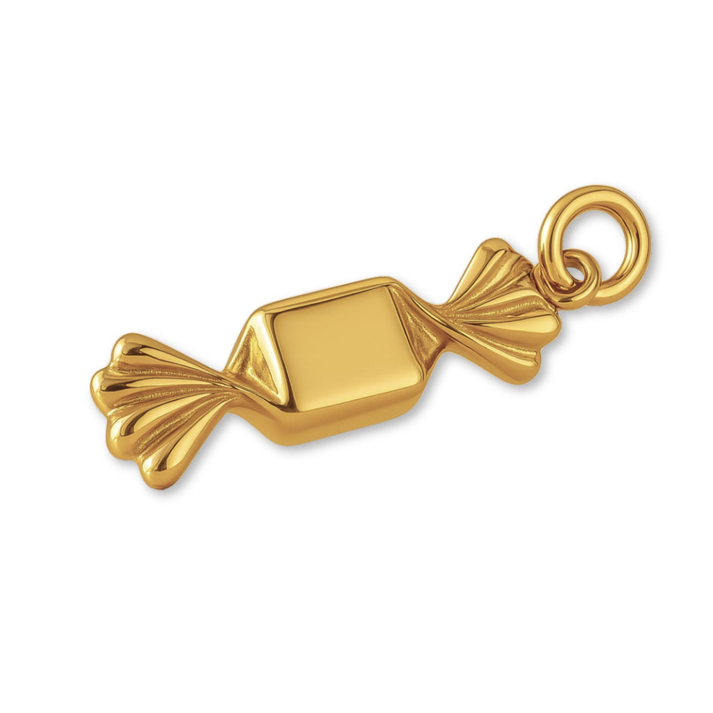 9ct Yellow Gold - Wrapped Candy Charm