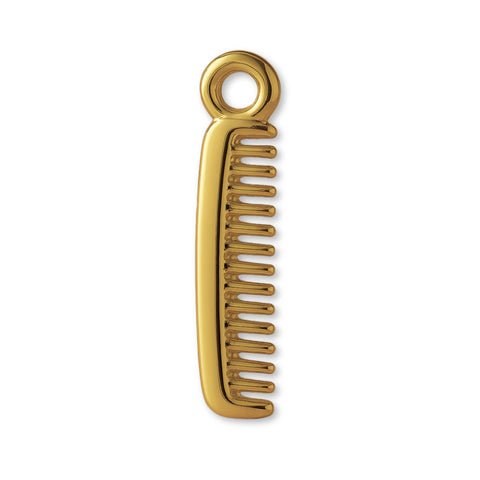 9ct Yellow Gold - Classic Hair Comb Charm
