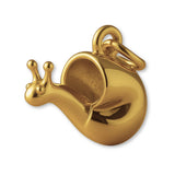 18ct Yellow Gold - Garden Snail Charm