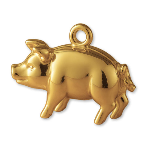 18ct Yellow Gold - Heritage Pig Charm