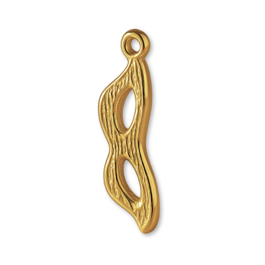 18ct Yellow Gold - Masquerade Mask Charm