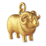 9ct Yellow Gold - Boreray Ram Charm