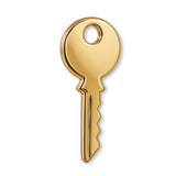 9ct Yellow Gold - Classic House Key Charm