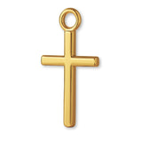 18ct Yellow Gold - Mini Crucifix Charm