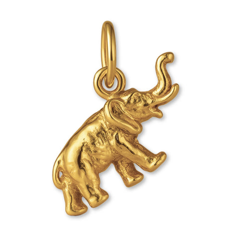 18ct Yellow Gold - Indian Elephant Charm