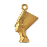 9ct Yellow Gold - Egyptian Pharaoh Queen Charm