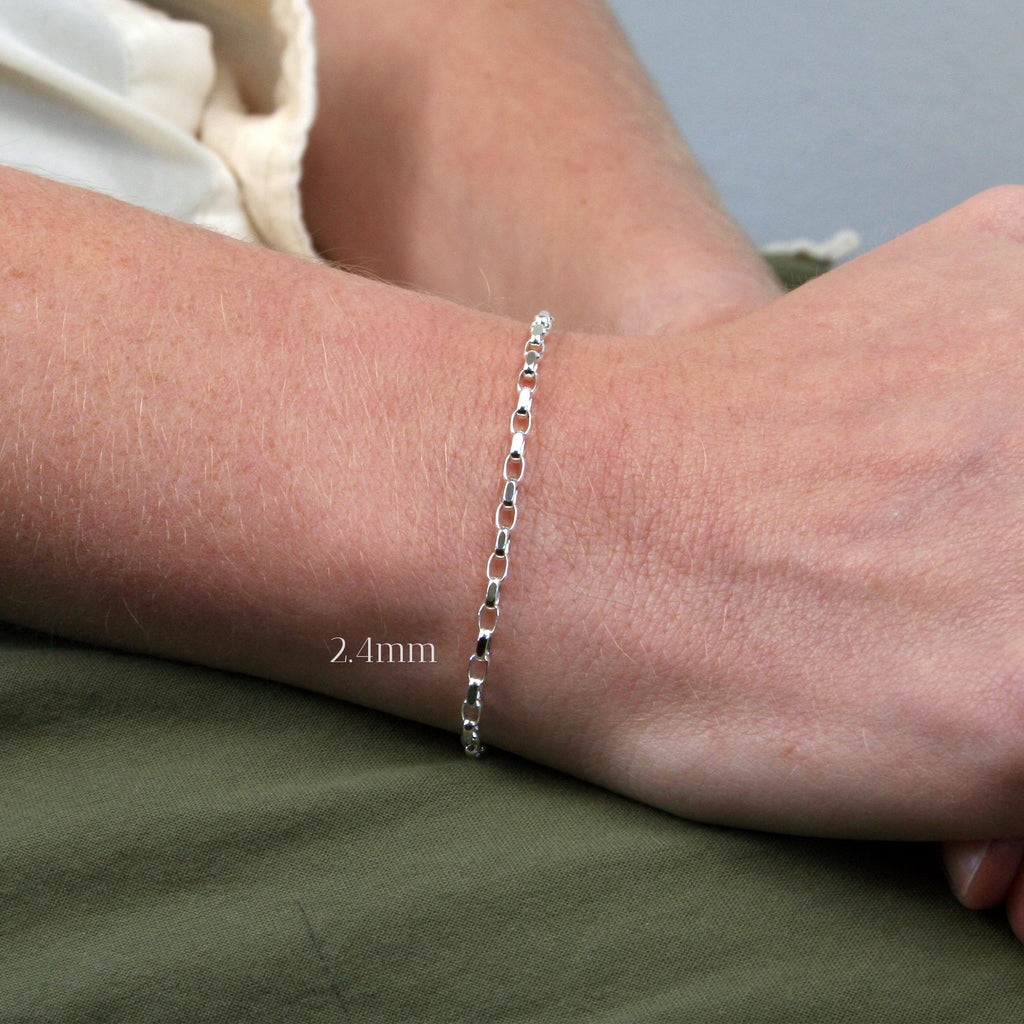 925 silver belcher 2025 bracelet